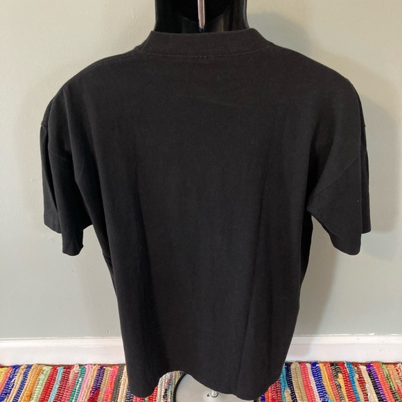 1994 Woodstock Music Festival Shirt Neon 90s Band GEM Tag Black XL Vintage